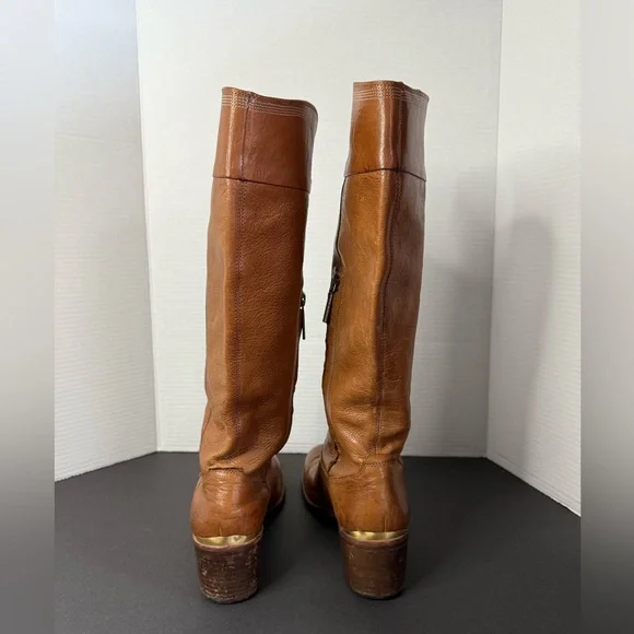 DONALD J PLINER Rustic Brown WILLI Leather Western Riding Boots 9 M - Picture 6 of 11